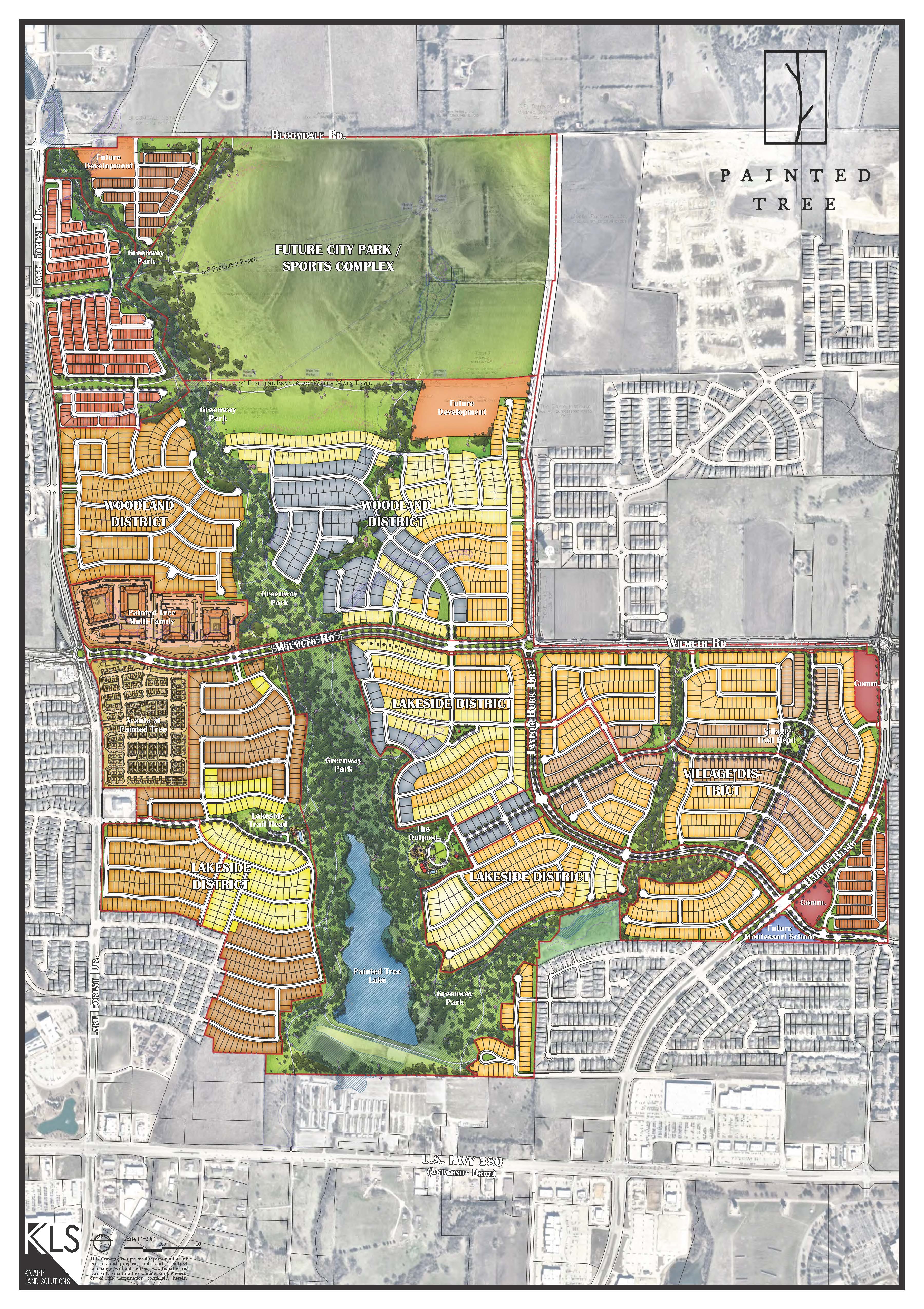 Painted Tree master plan